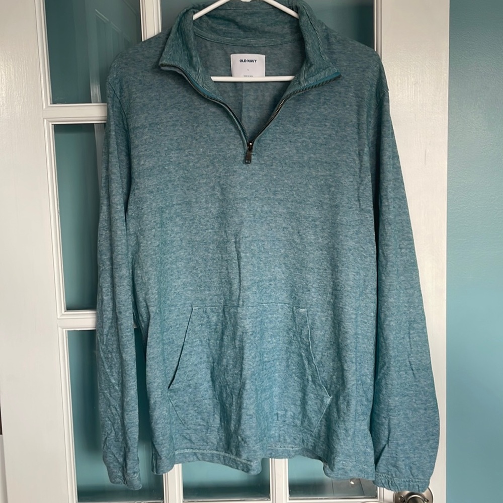 Old Navy 1/4 Zip- blue/green